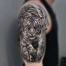 A white tiger in a tattoo design can look indistinguishable from a 'normal' tiger in grayscale. 100 Best Tiger Tattoos Designs Ideas With Meanings