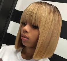 Black And Blonde Blunt Cut Bob Pin By On H U R R Hair Styles Wig Hairstyles Weave Hairstyles