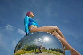 Things to do near peace river botanicals & sculpture gardens. Bibi On The Ball Peace River Botanical And Sculpture Gardens Photograph By Mitch Spence