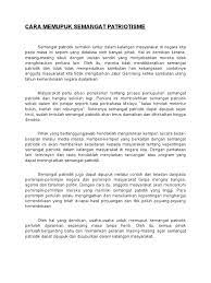 Sebenarnya terdapat beberapa kepentingan atau kebaikan semangat patrlotisme di kalangan rakyat.kepentingan pertama semangat patriotisme di kalangan rakyat adalah untuk memupuk dan mengekalkan semangat cinta akan negara. Cara Memupuk Semangat Patriotisme