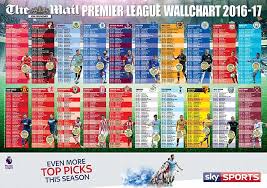 follow the 2016 17 premier league season with our superb