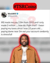 Meek Mill shares a question about his taxes! 👀 #TSRStaffBD