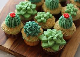 Clip a piece of succulent and strip the leaves from the bottom two inches the stem. Succulent And Cactus Cupcakes Diy