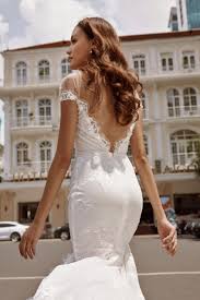 Looking for the perfect cap sleeve wedding dress for your style? Cassandra Open Back Wedding Dress Lace Bridal Gown Lace Bridal Gown Wedding Dresses Lace Wedding Dresses