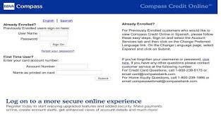Bbva Compass Credit Card Login Credit Compassbank Com Credit Card Paying Bills Credits