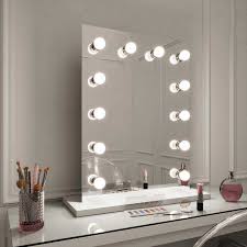 【rgb colorful white light】 hollywood mirror lights can be mixed with multiple colors, dynamic display, scene light mode, not only can be installed in makeup mirrors but also used for tv background lights, bar decoration. Rihanna White Edge Mirror 60 X 60cm Hollywood Mirrors