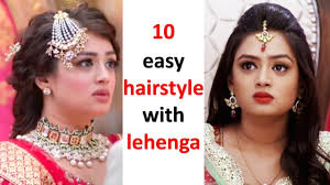 Easy hairstyles,heatless hairstyles,hairstyle with lehenga,wedding hairstyles,party hairstyles,hairstyles for long hair,hair style girl. 10 Different And Easy Hairstyles With Lehenga Party Hairstyles Wedding Hairstyles Hairstyle Youtube