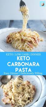 Keto Carbonara Pasta Recipe Keto Recipes Easy Keto Diet Recipes Keto Recipes