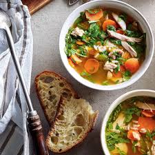 Soupe Repas Au Poulet Et Au Riz Ricardo Recipe Hearty Chicken Rice Soup Soup Recipes