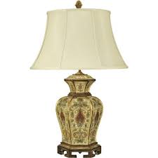Kashmir Antique Cream One Light Table Lamp Table Lamp Lamp Table Lamp Wood