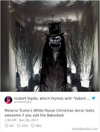 Scary white house christmas decoration. 64 Hilarious Reactions To Melania Trump S Creepy White House Christmas Decorations Bored Panda