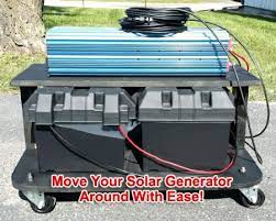 We have combined the latest in solar panel technology connected to an powerful efficient deep cycle battery and have developed the perfect solar power generator for apartments, rv's and small homes. Solar Powered Generator 135 Amp 12000 Watt Solar Generator Just Plug And Play Solar Powered Generator Solar Generator Power Generator