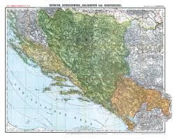 Planen sie eine reise in eine bestimmte region, erfahren sie über die landkarte, wo sich diese region. Historische Karte Bosnien Herzegowina Montenegro Und Dalmatien 1913 Gerollt Verlag Rockstuhl