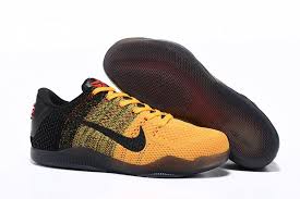 Black And Yellow Kobes Nike Kobe 11 Bruce Lee Yellow University Red Black In 2020 Kobe 11 Kobe Bryant Shoes Nike