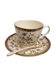 Buy Serving Printed Tea Cups Coffee Cups Set Of 6 Cups And Saucers Spoon By Famacart Online Shopping For Coffee Tea Sets In Ind Tea Cups Coffee Cup Set Tea