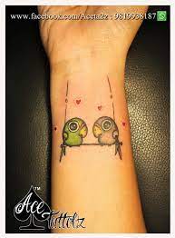 Love Birds Tattoo Ace Tattooz Bird Tattoo Design Birds Tattoo Tattoos