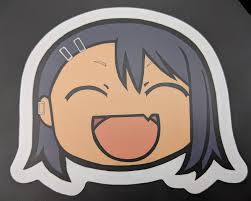 Don't Toy With Me Miss Nagatoro Nagatoro Emoji Sticker - Etsy