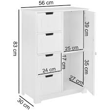 15 ideal dielenschrank weiss landhaus. Finebuy Design Badschrank Lars Landhaus Stil Mdf Holz 56 X 83 X 30 Cm Weiss