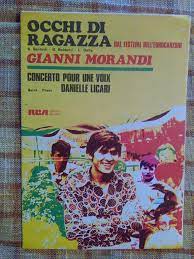 ℗ 1970 sony bmg music entertainment (italy) s.p.a. Gianni Morandi Occhi Di Ragazza 1970 Testo E Musica Libro Usato Nd Ibs