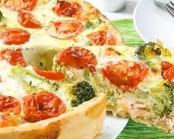 Quiche Froide Au Saumon Brocolis Et Tomates Special Pique Nique Recette Quiche Recette Quiche Au Brocoli
