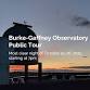 Burke-Gaffney Observatory Public Tour - Weekend of event image