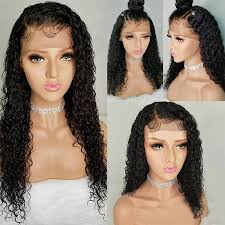 Amazon Com Pre Plucked Lace Front Wigs With Baby Hair Curly Hair Full Lace Wigs For Black Women Brazilian Remy Human Hair Wigs 14 Inch Lace Front Wig 150 Density Beauty