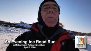 An Evening Ice Road Run