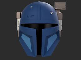 Heavy Infantry Mandalorian Helmet 3d Model Etsy In 2020 Mandalorian Helmet Mandalorian Helmet