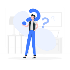 Questions Customizable Flat Illustrations | Rafiki Style