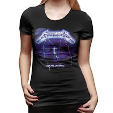 Metallica Women S T Shirt Ride The Lighting Metallica 0020 24 99 Design Custom T Shirts Make Your Own Tee Shirt Design
