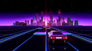 1920x1080 neon sunset by axiomdesign neon sunset by axiomdesign. Neon Sunset Wallpaper 4k