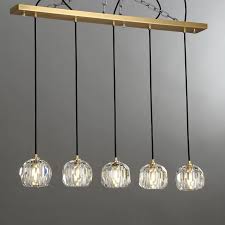 Installing adequate lighting is always a priority for homeowners to brighten dark. Modern Chandelier Drop Lighting Crystal Ball Fixture Pendant Ceiling Lamp 5 Lights For Kitchen Dining Room Buy Lighting Crystal Ball Fixture Pendant Lamp 5 Lights For Kitchen Ceiling Lamp 5 Lights Product On