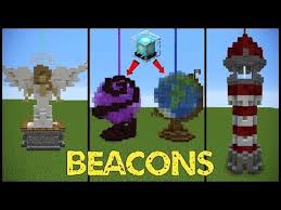 11 Minecraft Beacon Designs Youtube Minecraft Minecraft Blueprints Minecraft Designs
