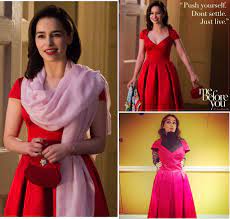 That's how the red dress came about. Emilia Clarke As Louisa Lou Clark In Me Before You The Red Dress Dresses Red Fashion Fashion