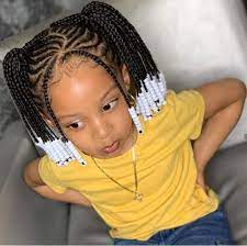 Finding a hair stylist or a dedicated braids for kids salon is difficult. Kids Hair Braided With Beads Novocom Top