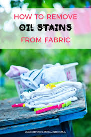 Heck, you can even learn how to remove oil stains from clothes with baking soda alone. How To Get Oil Stains Out Of Clothes Fast Keep Calm Get Organised