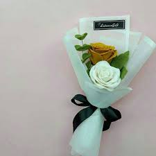 Diy felt wedding bouquet | merangkai buket bunga flanel untuk pernikahan. Buket Bunga Flanel Cantik Wisuda Ulang Tahun Murah Shopee Indonesia