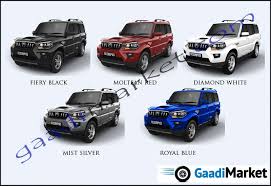 Scorpio Colours New Mahindra Scorpio Scorpio Color Scorpio