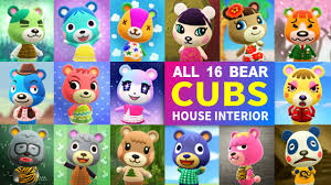 Check spelling or type a new query. All 16 Bear Cub Villager House Interiors In Animal Crossing New Horizons Youtube