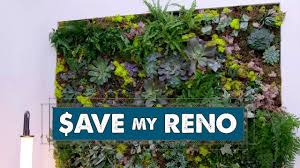 Make one of the canvas coloured and other one can be in tonal combination. Diy Living Plant Wall Save My Reno Youtube