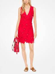 Her outfit included a ribbed mini dress. Ù…Ø¬Ù…ÙˆØ¹ ÙƒØ§Ø´Ø· Ø§Ù„Ø¬Ø§Ù†Ø¨ Ø§Ù„Ù‚Ø·Ø±ÙŠ Michael Kors Michael Michael Kors Floral Applique Lace Dress Psidiagnosticins Com