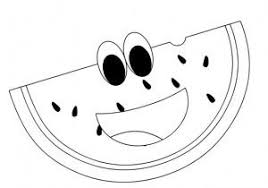 Watermelon Coloring Page 2 Fruit Coloring Pages Coloring Pages Stitch Drawing