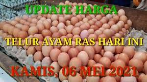 Dari data tersebut, dibandingkan harga kemarin selasa, (13/4/2021), kacang tanah dan telur mengalami kenaikan. Harga Telur Ayam Ras Hari Ini Kamis 06 Mei 2021 Youtube