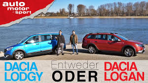 The site owner hides the web page description. Dacia Lodgy Stepway Vs Logan Mcv Stepway Entweder Oder Vergleich Review Auto Motor Und Sport Youtube