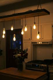 Diy Reclaimed Lumber Hanging Edison Bulb Chandelier Unmaintained