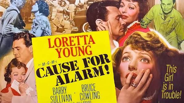 Cause for Alarm (1951) Film Noir | Loretta Young, Barry Sullivan