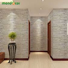 Papel De Contacto Impermeable De Pvc Para Pared Del Dormitorio Papel Tapiz Con Diseno De Piedra Pegatinas Autoadhesivas Decoracion Del Hogar Para Habitacion Striped Wallpaper Living Room Vinyl Wallpaper Custom