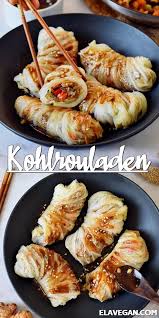 Vegane Kohlrouladen Asiatische Krautwickel Rezepte Essen Rezepte Leckere Vegane Rezepte