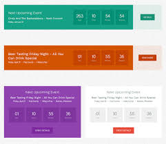 So, let's revise them at last. Events Schedule