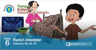 Kunci Jawaban Buku Tematik Tema 4 Kelas 6 Globalisasi Kurikulum 2013 Revisi Buku Kurikulum Kunci